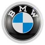 Okrągła tabliczka BMW Logo Classic 35 cm średnicy