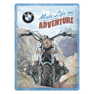 Tabliczka 30x40 BMW Motorrad - Make Life an Adventure