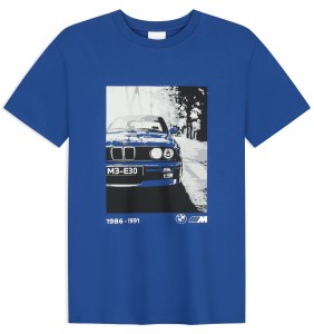 Koszulka Graphic BMW M3 E30 Niebieska 80145B7E2B6/2C1