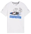 Koszulka dziecięca BMW M Motorsport Sportswear Car Graphic Biała 80145B84030/032