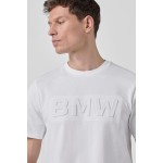 Koszulka BMW Wordmark Embossed Unisex Biała 80145B5F4F1/4F6