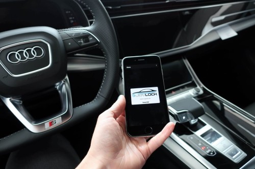 Blokada skrzyni biegów E-JOYLOCK AUDI Aplikacja/Chip