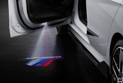 Zestaw logotypów BMW M Performance do projektorów drzwiowych 63312469631