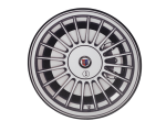 Podkładka pod mysz ALPINA E30 Wheel