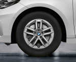 Koła zimowe BMW 16” Double Spoke 186 Seria 2 Active Tourer (U06) 36115A4AFD8