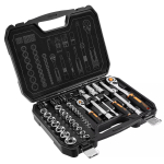 Klucze nasadowe 1/2" 1/4" zestaw 73 szt. CrV 10-054 NEO TOOLS