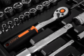 Klucze nasadowe 1/2" 1/4" zestaw 73 szt. CrV 10-054 NEO TOOLS