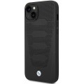 Etui iPhone 14 6,1" BMW Black Leather Seats Pattern 3666339066604
