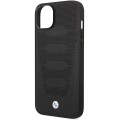 Etui iPhone 14 6,1" BMW Black Leather Seats Pattern 3666339066604