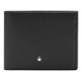 Skórzany Portfel Montblanc for BMW Czarny z kieszonką na monety 80215A8F287