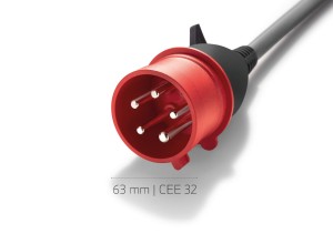 Kabel adaptera CEE 32A 3 faz. do fabrycznej ładowarki BMW Flexible Fast Charger 2.0 61445B4FD87