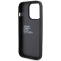 Etui iPhone 15 Pro 6.1" czarny/black Leather Carbon 3666339143855