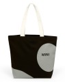 Torba MINI Shopper z nadrukiem konturowym Black 80225B320D0