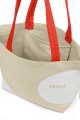 Torba MINI Shopper z nadrukiem konturowym Vibrant Silver 80225B320D1