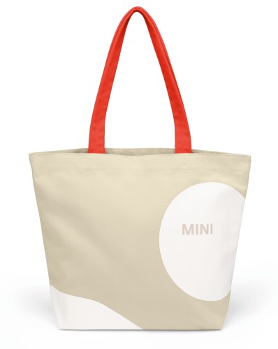 Torba MINI Shopper z nadrukiem konturowym Vibrant Silver 80225B320D1