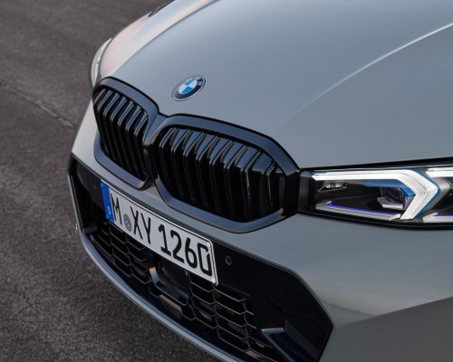 Grill nerki BMW Serii 3 (G20/G21) LCI Czarne Shadow-Line 51115A1BFA9