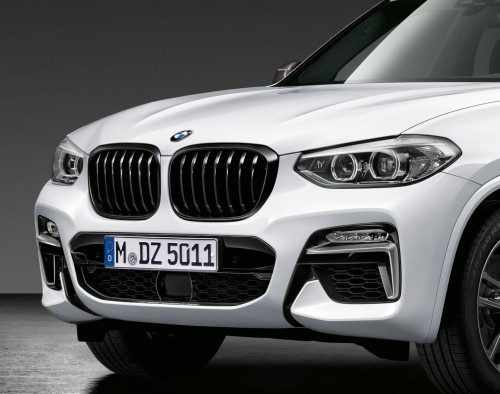 Grill nerki BMW X3 (G01), X4 (G02) Czarne Shadow Line Komplet 51138469959/960