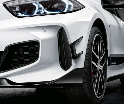 Lotki przednie Aero Flick BMW Serii 1 (F40) M Performance Czarne 51112468204/205