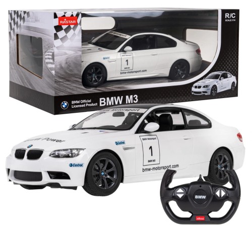 Zdalnie sterowane BMW M3 (E92) Motorsport 1:14 RC White ZRC.48000.BIA